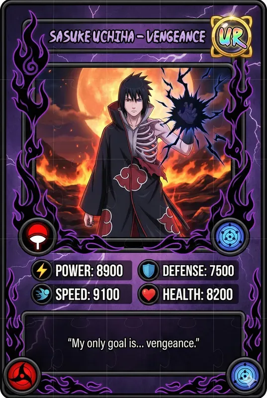Anime Trading Card Game Designs