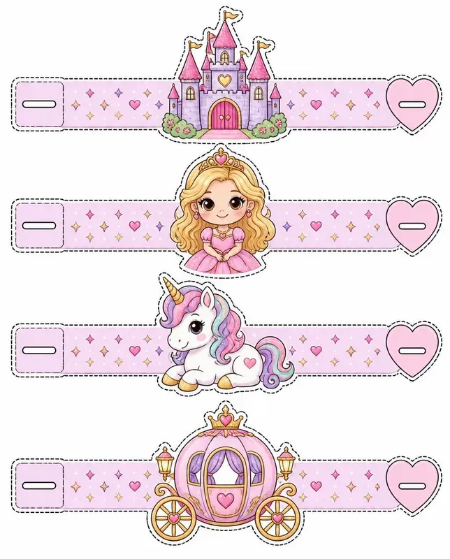 Printable Cute Paper Bracelet Generator