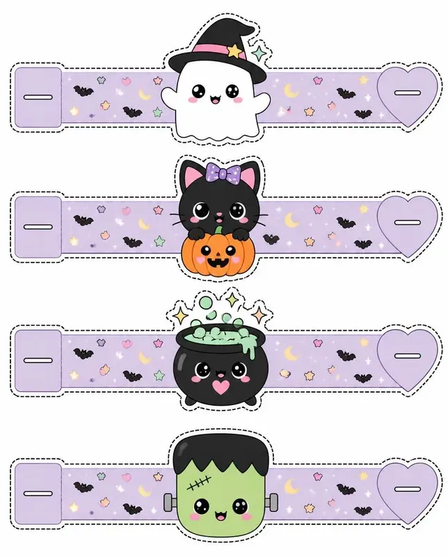 Printable Cute Paper Bracelet Generator