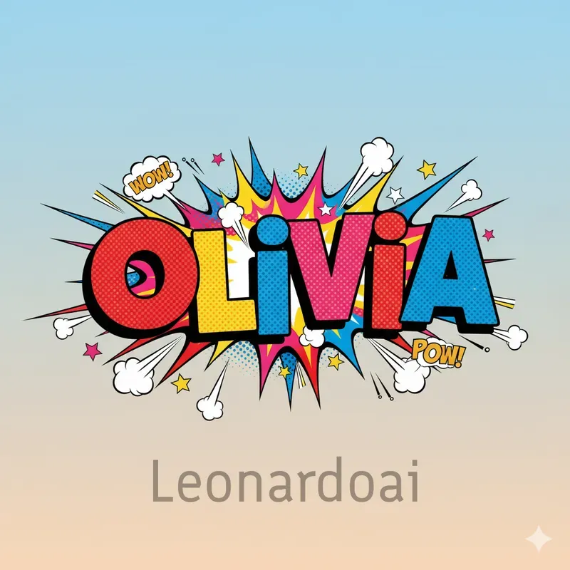 Pop Art Name Explosions