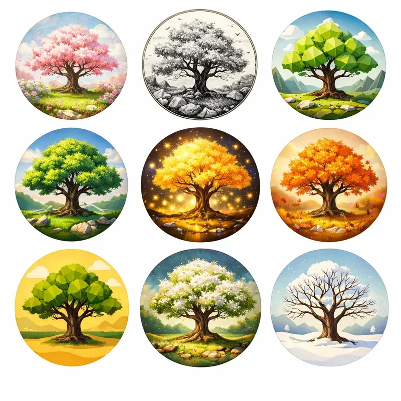 Creative Style Grid Artwork Sets