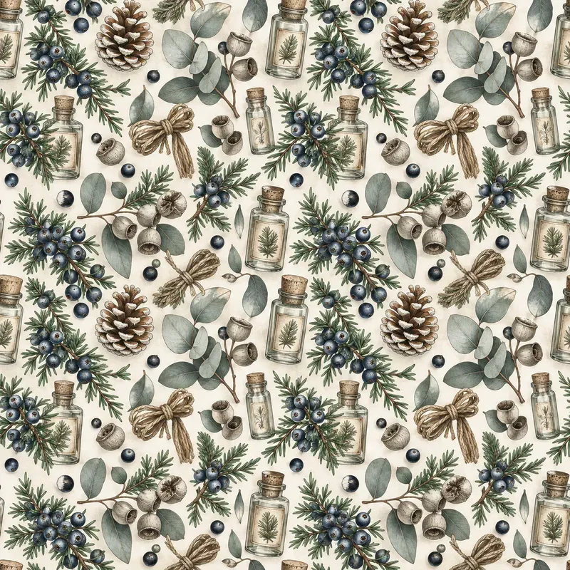 Artisan Apothecary Gouache Pattern Tiles
