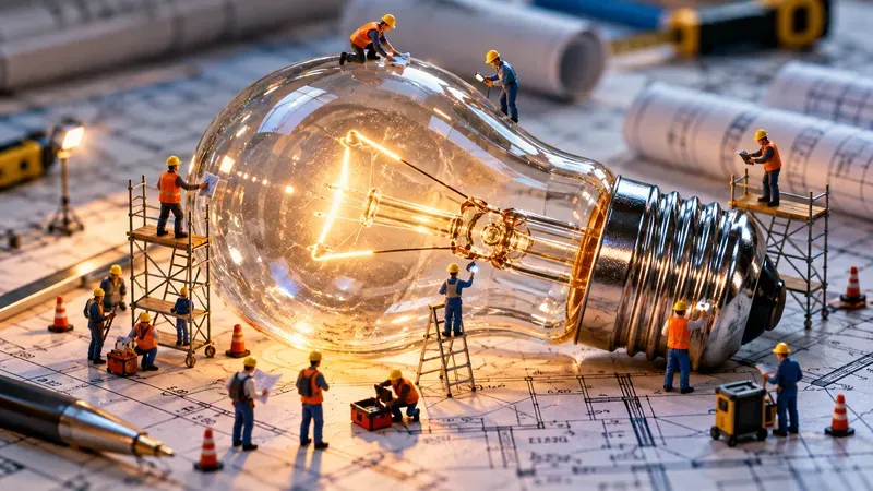 Commercial Macro Tiny Workers Dioramas