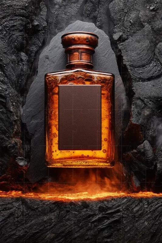 Brutalist Perfume Ad Mockups