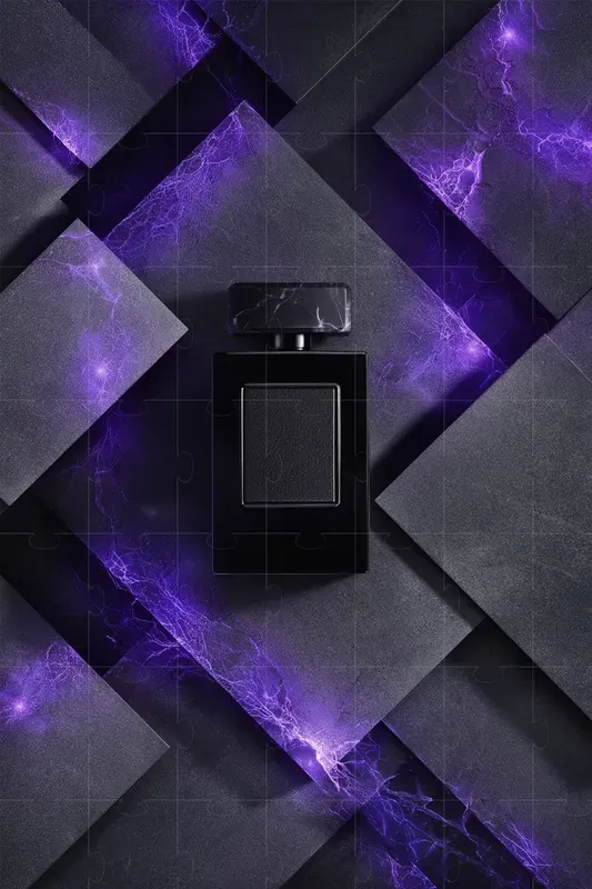 Brutalist Perfume Ad Mockups