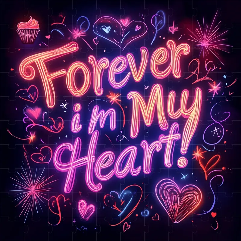 Neon Valentine Texts