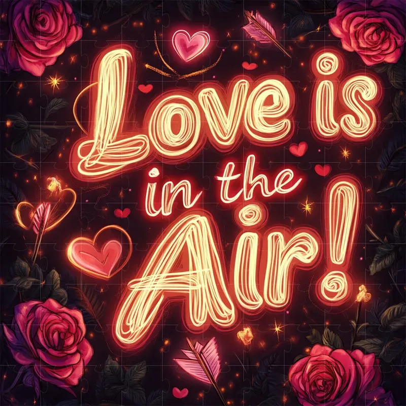 Neon Valentine Texts