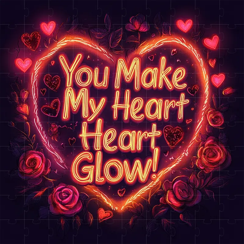 Neon Valentine Texts