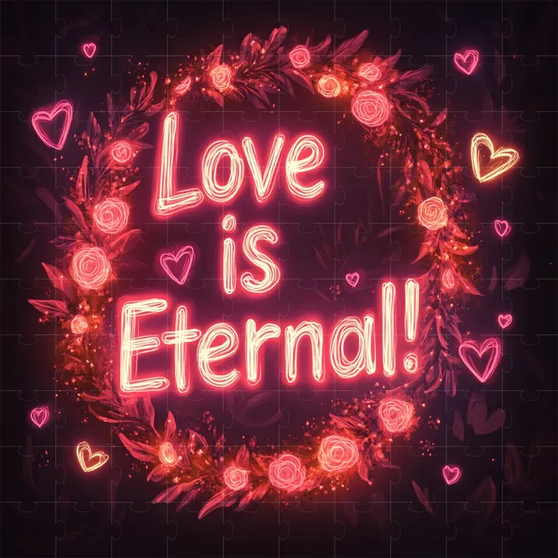 Neon Valentine Texts