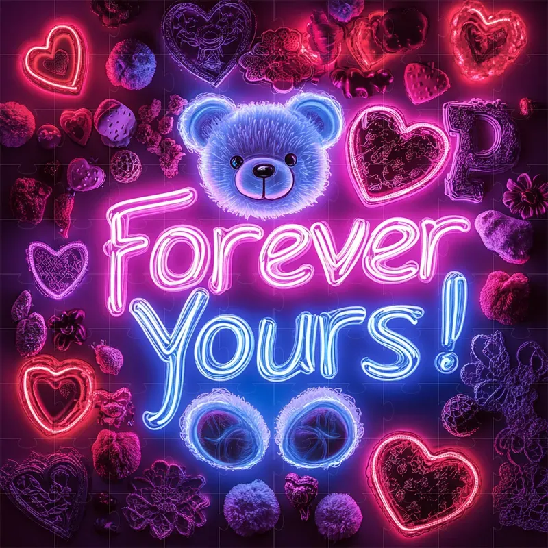 Neon Valentine Texts