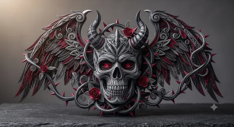 3D Paper Quilling Art