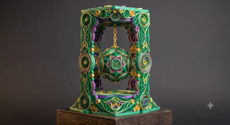 3D Paper Quilling Art