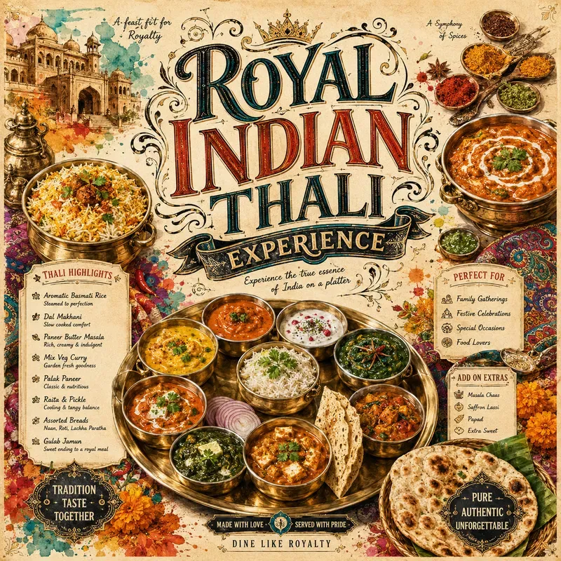 Global Street Food Festival Menu Posters