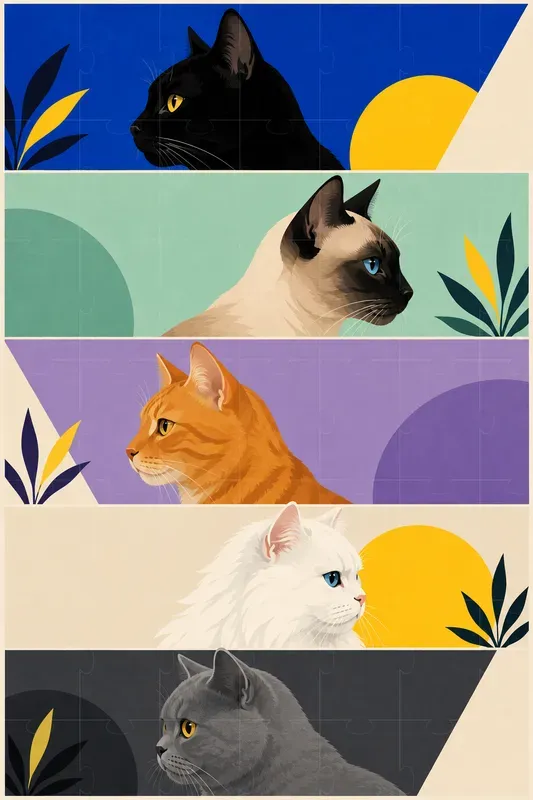 Colorful Editorial Vector Posters