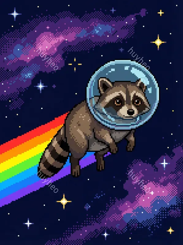 16bit Retro Space Pixel Art