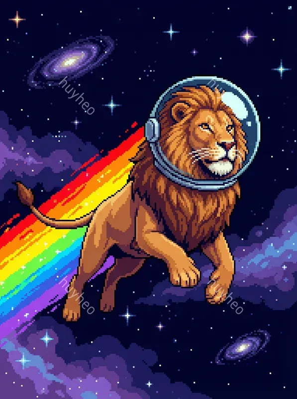 16bit Retro Space Pixel Art
