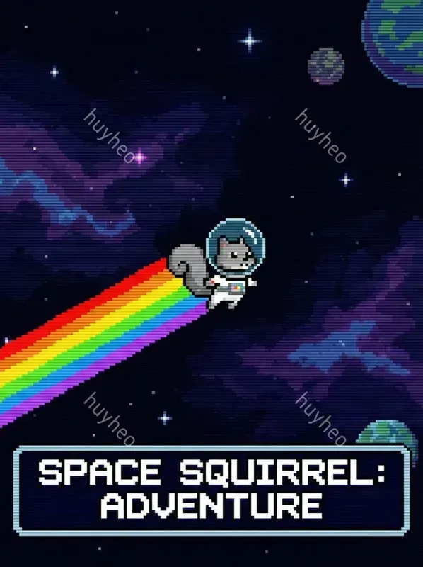 16bit Retro Space Pixel Art