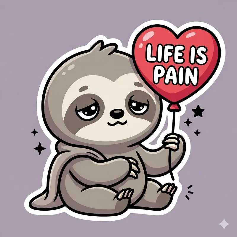 Cute Edgy Dark Humor Clipart