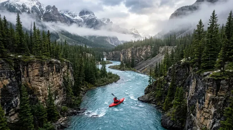 Cinematic Adventure Drone Photos