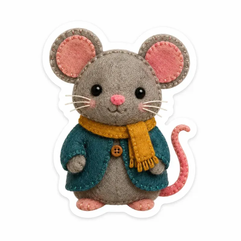 Felt Character Sticker Generator