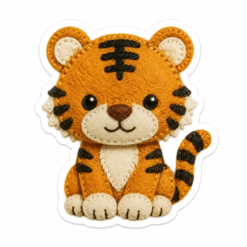 Felt Character Sticker Generator