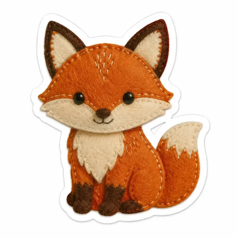 Felt Character Sticker Generator