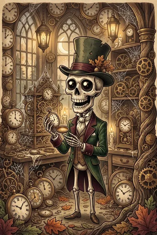 Victorian Gothic Halloween Cards