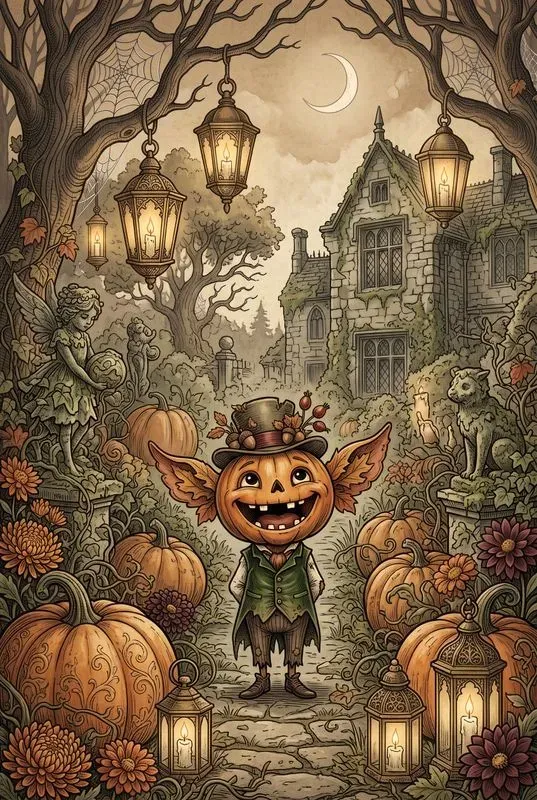 Victorian Gothic Halloween Cards