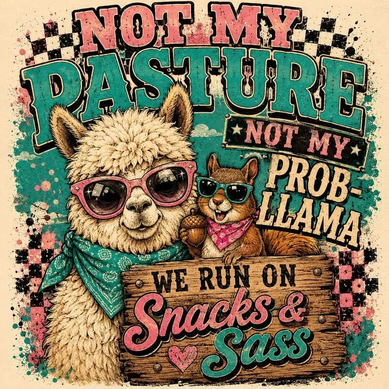 Retro Funny Farm Duo Designs