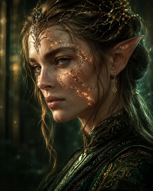 Cinematic Avantgarde Scarred Characters