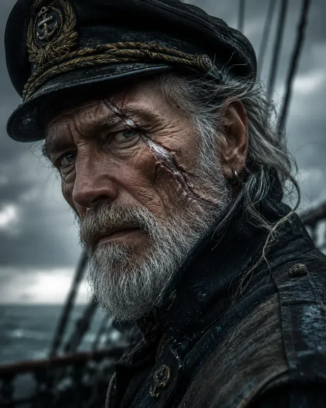 Cinematic Avantgarde Scarred Characters