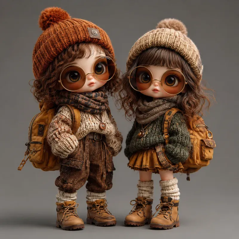 Oversized Fashion Doll Portraits