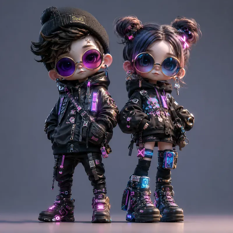 Oversized Fashion Doll Portraits