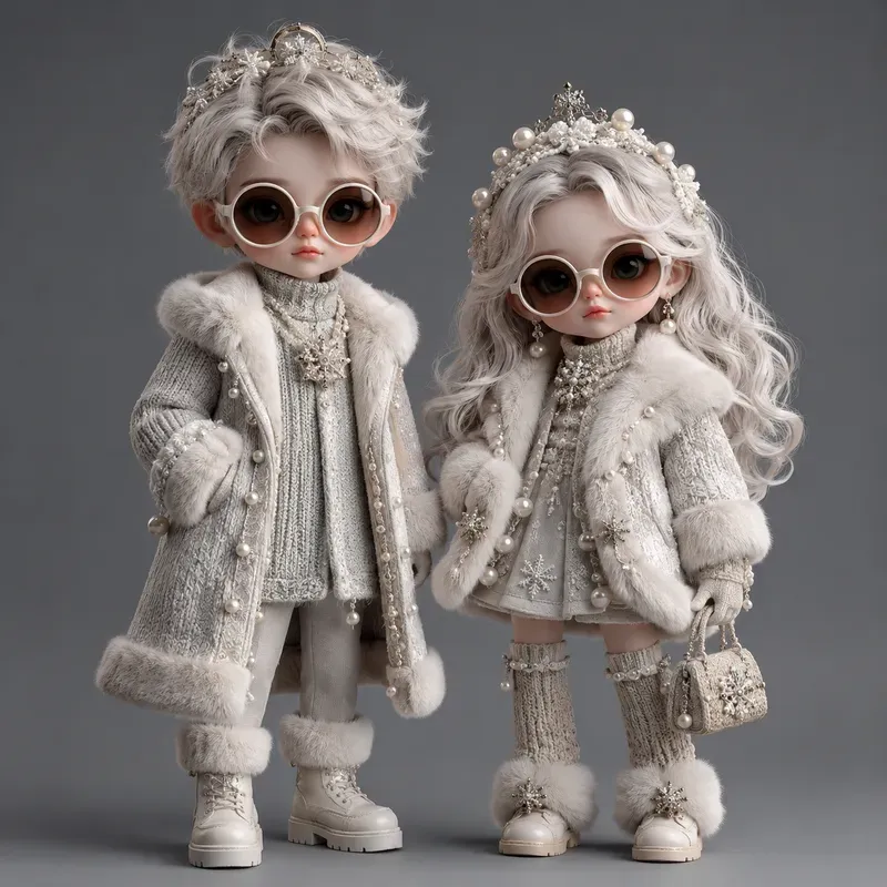 Oversized Fashion Doll Portraits