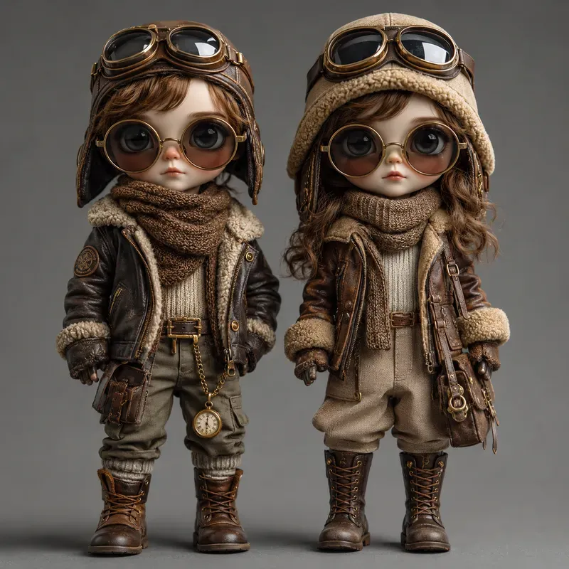 Oversized Fashion Doll Portraits
