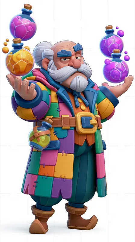 3D Cartoon Mobile Game Characters