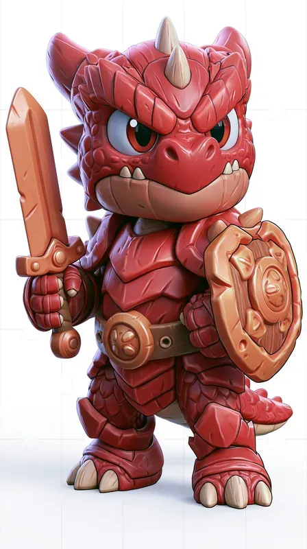 3D Cartoon Mobile Game Characters