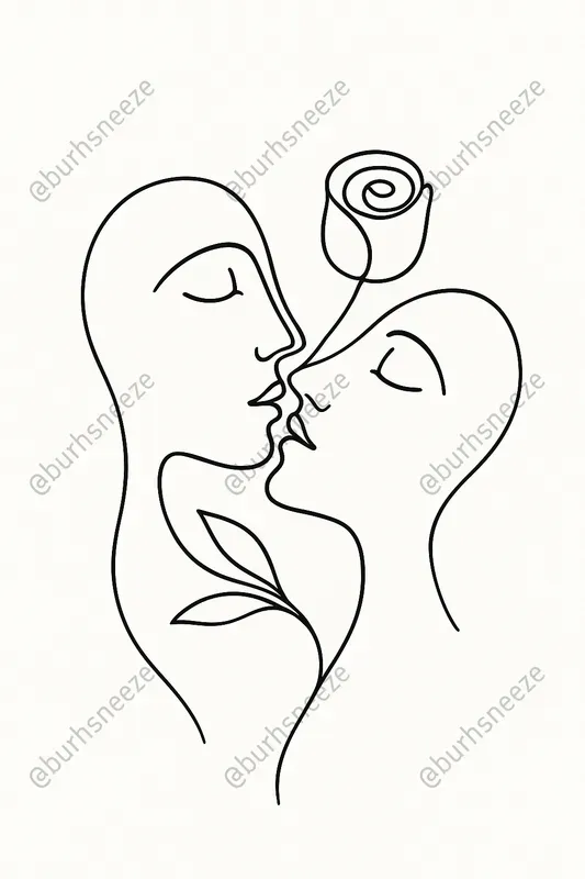 Single Line Drawing Portraits