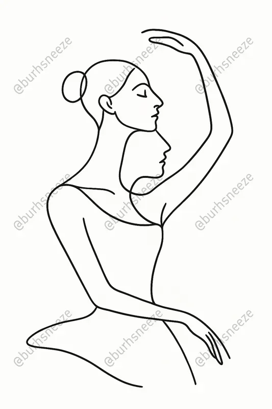 Single Line Drawing Portraits