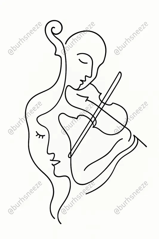 Single Line Drawing Portraits