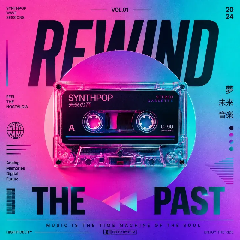 Editorial Synthpop Art