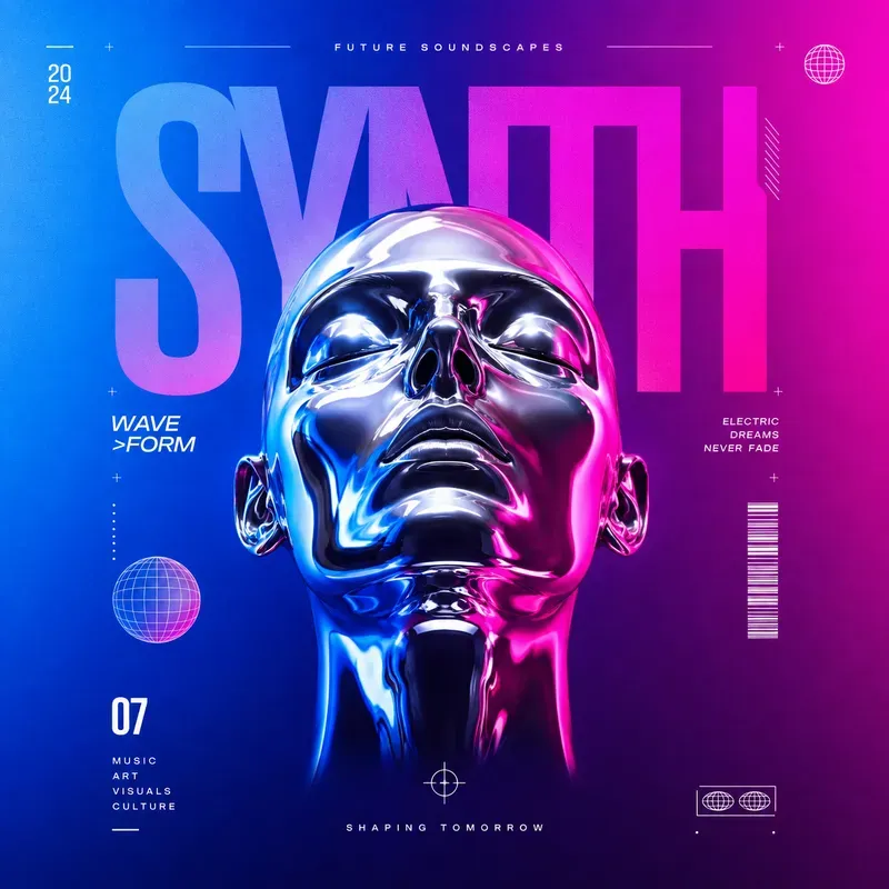 Editorial Synthpop Art