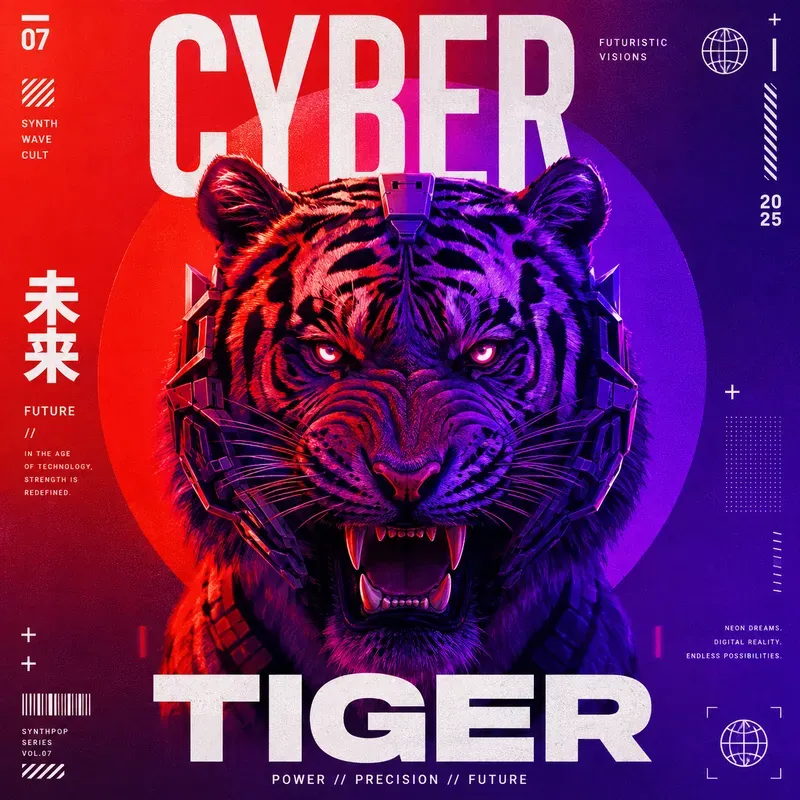 Editorial Synthpop Art