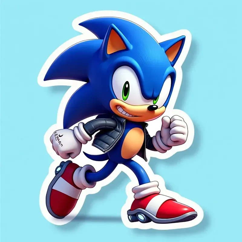 3D Famous Cartoon Character Stickers