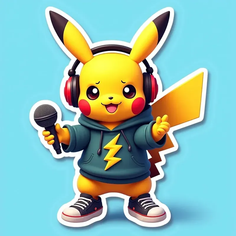 3D Famous Cartoon Character Stickers