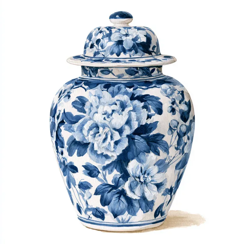 Coastal Grandmillennial Object Cliparts