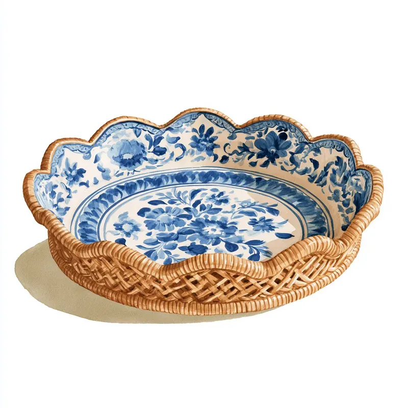 Coastal Grandmillennial Object Cliparts
