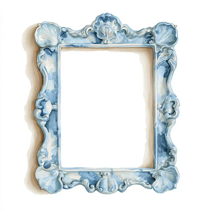 Coastal Grandmillennial Object Cliparts