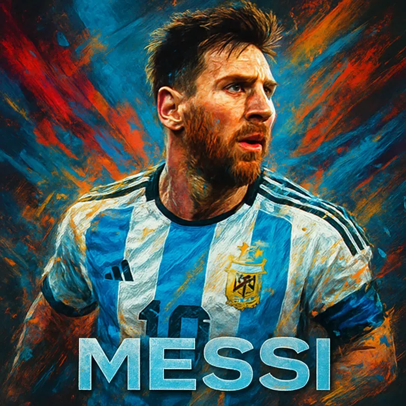 Viral Football Legends Art Portraits
