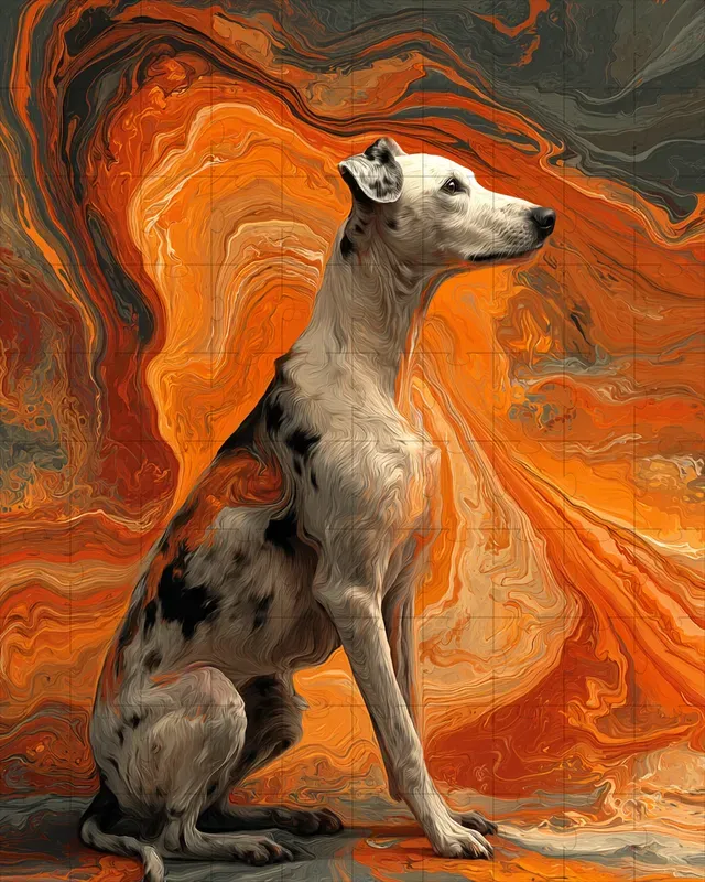 Acrylic Pour Marbled Surreal Dreams